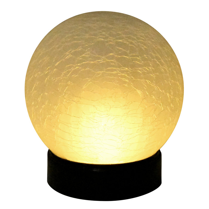 Latitude Run® Chakra Flame Effect Globe LED Floating light Wayfair